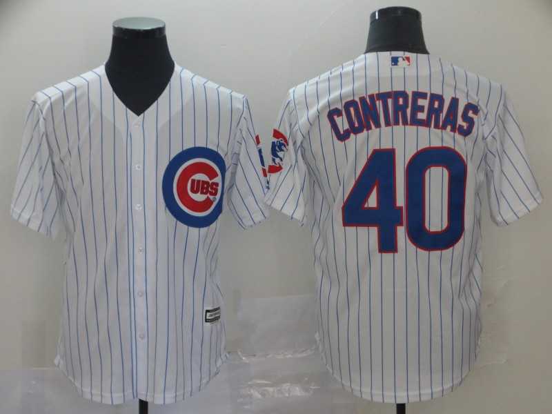 Cubs 40 Willson Contreras White Cool Base Jersey,We sell and wholesale Cubs 40 Willson Contreras White Cool Base Jersey on line form chian!